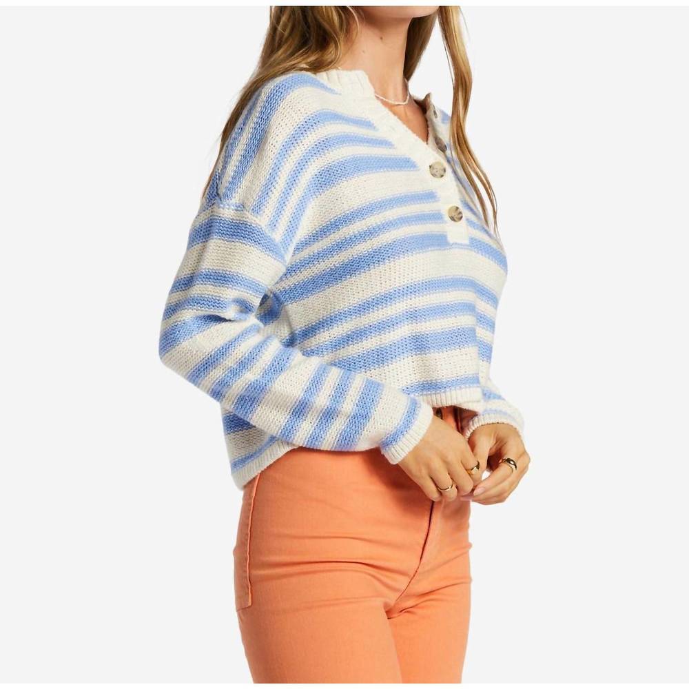 NEW BILLABONG make way sweater in blue - Picture 3 of 4